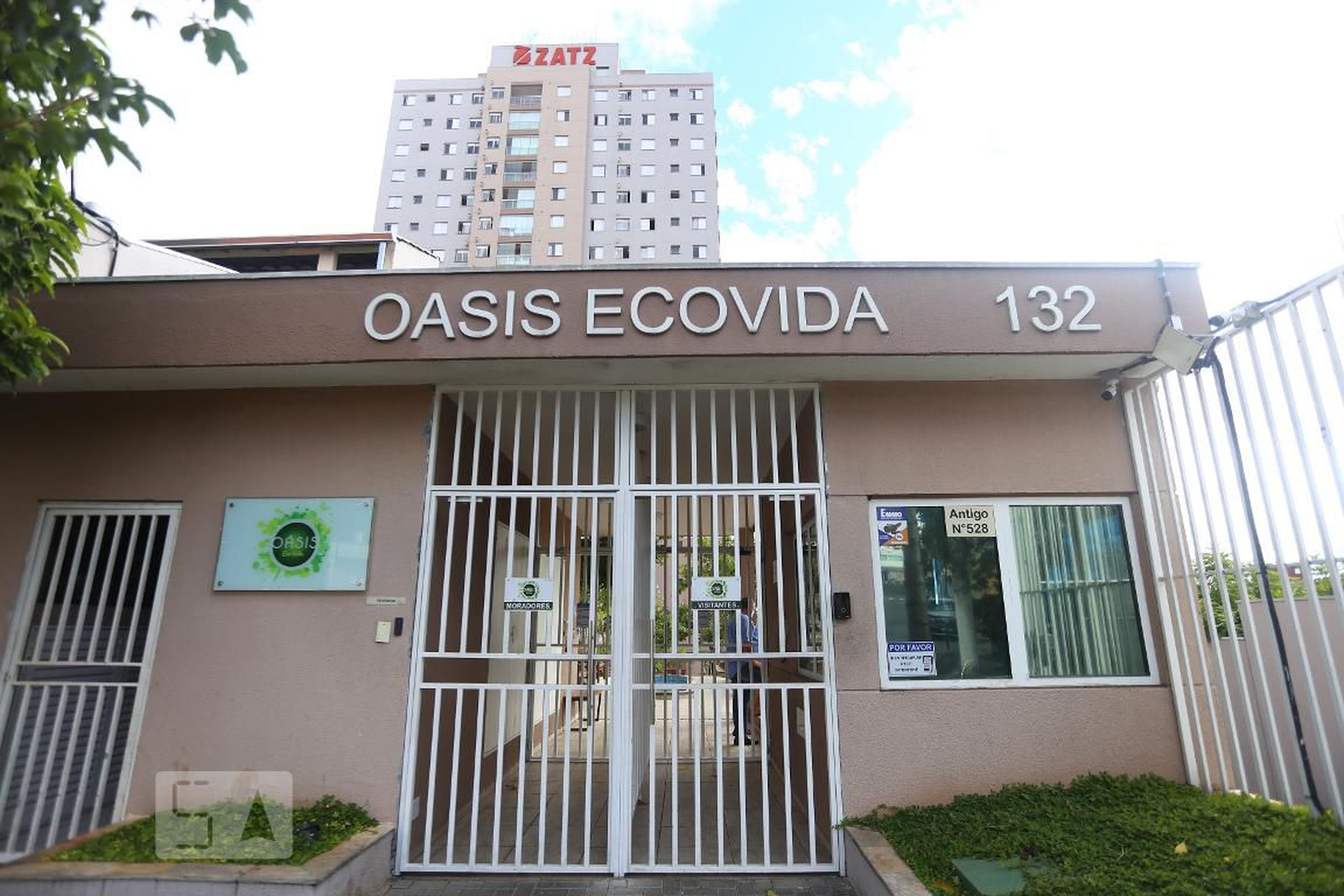 Fachada do Condomínio Condomínio Oásis Ecovia