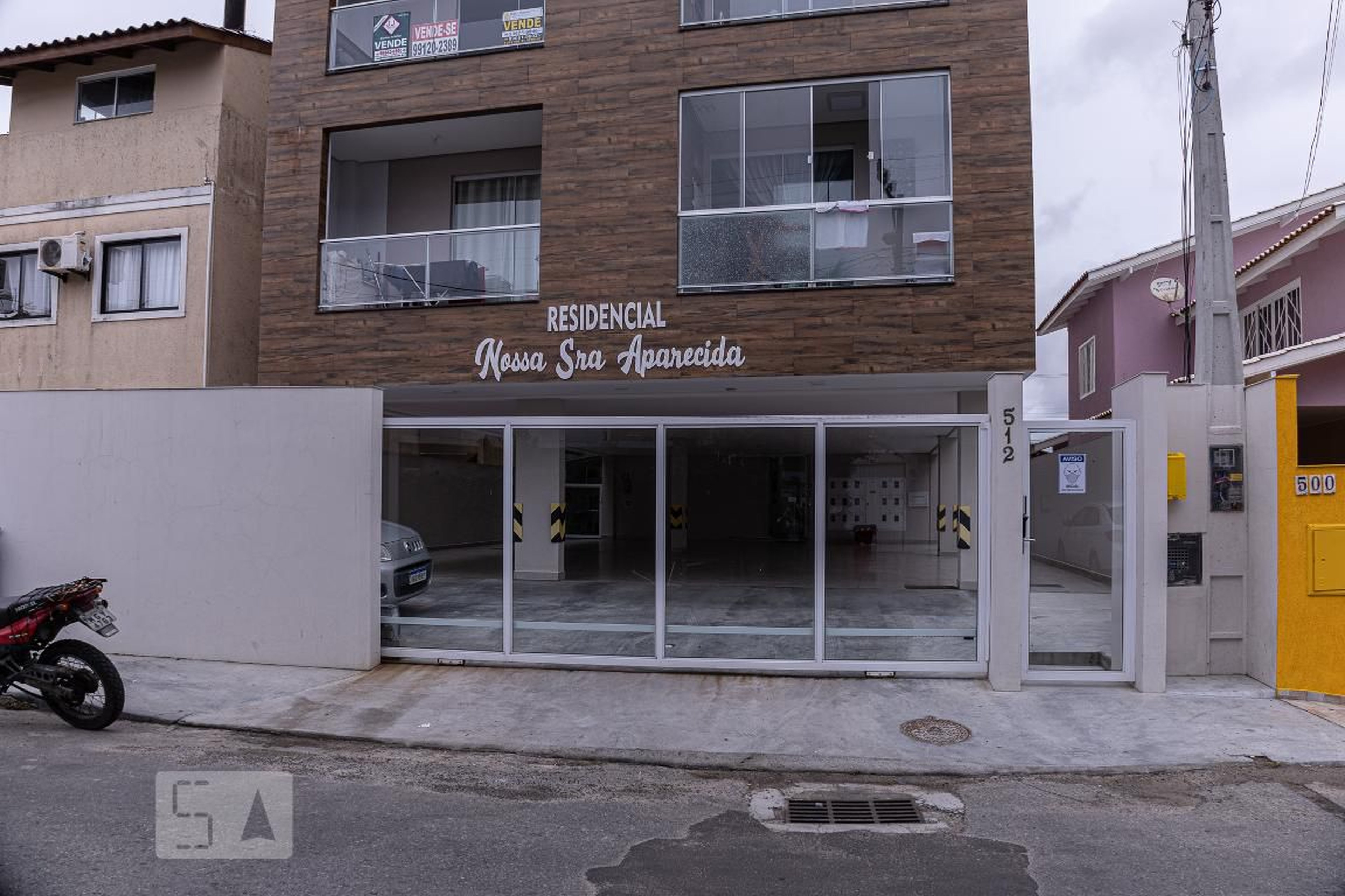 Fachada do Condomínio Residencial Nossa Sra Aparecida