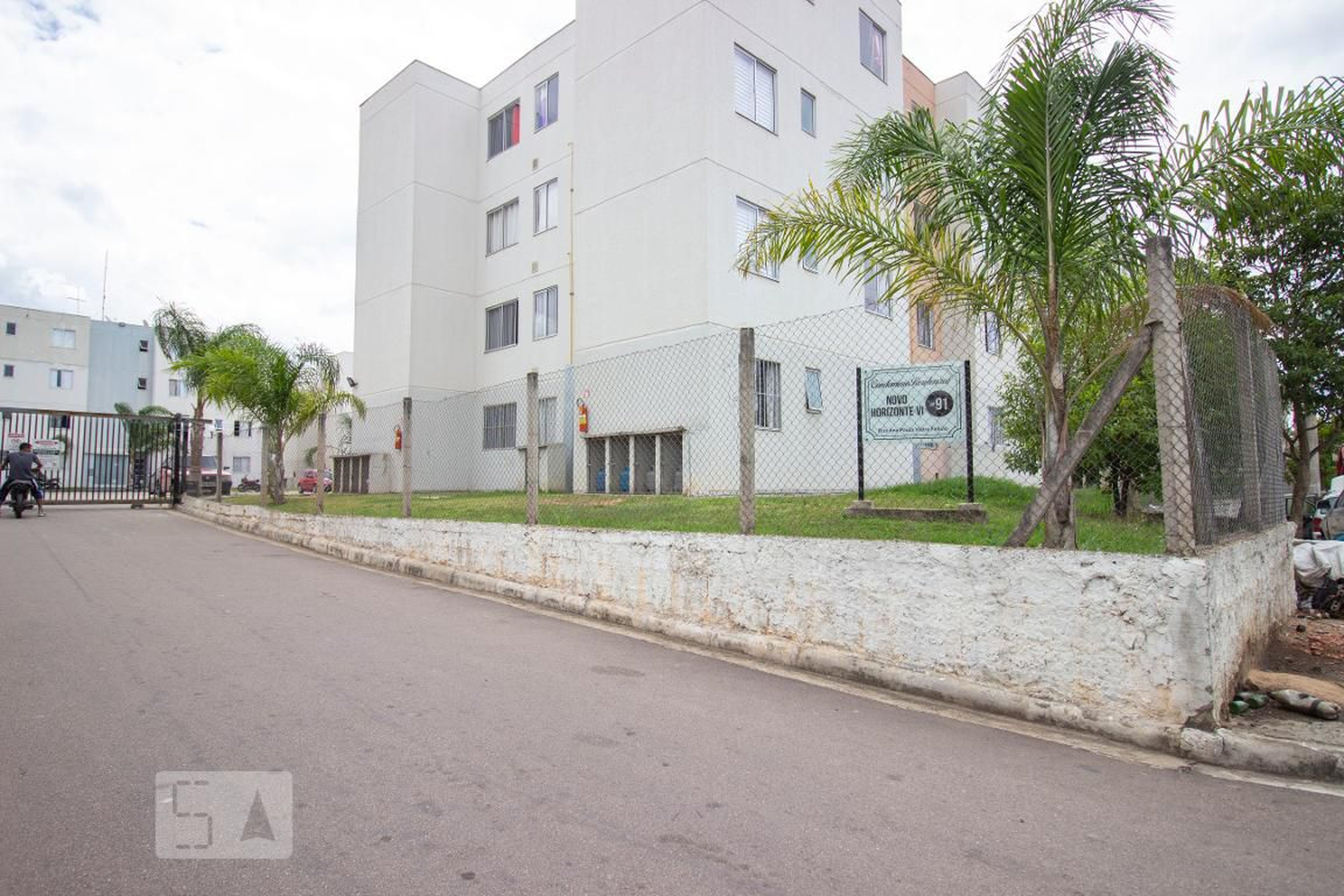 Fachada do Condomínio residencial novo horizonte VI