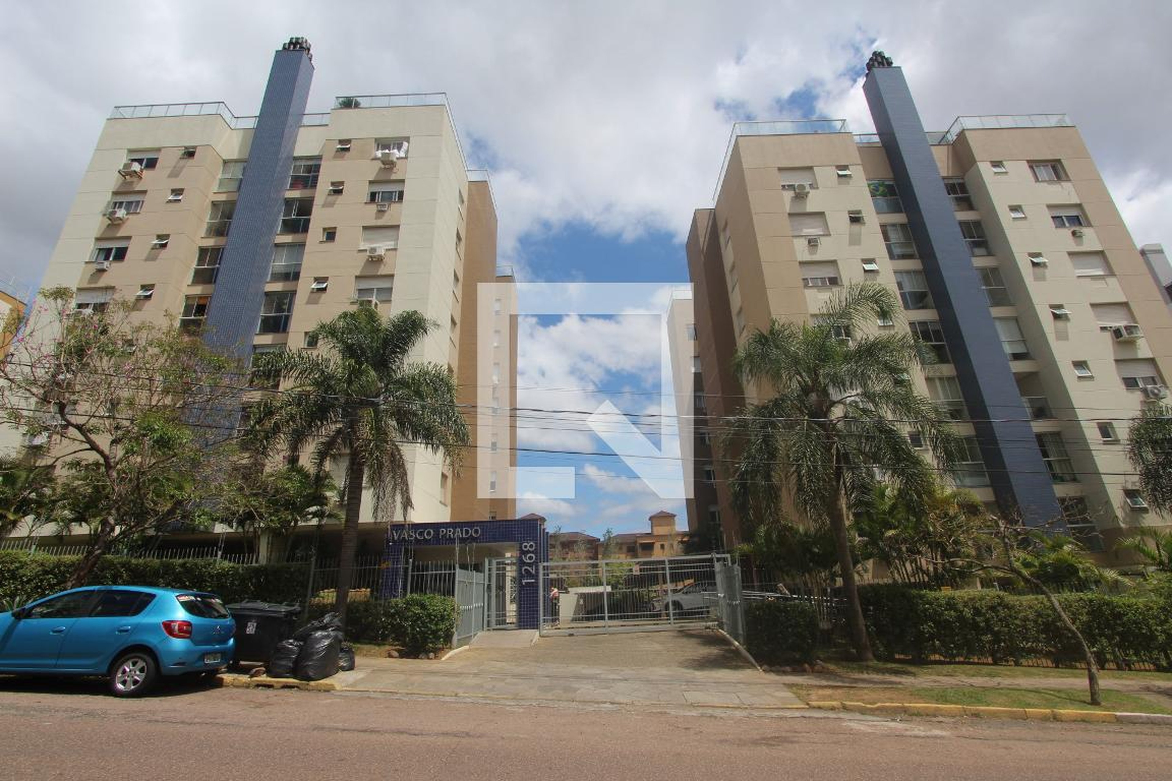 Fachada do Condomínio Condomínio Vasco Prado