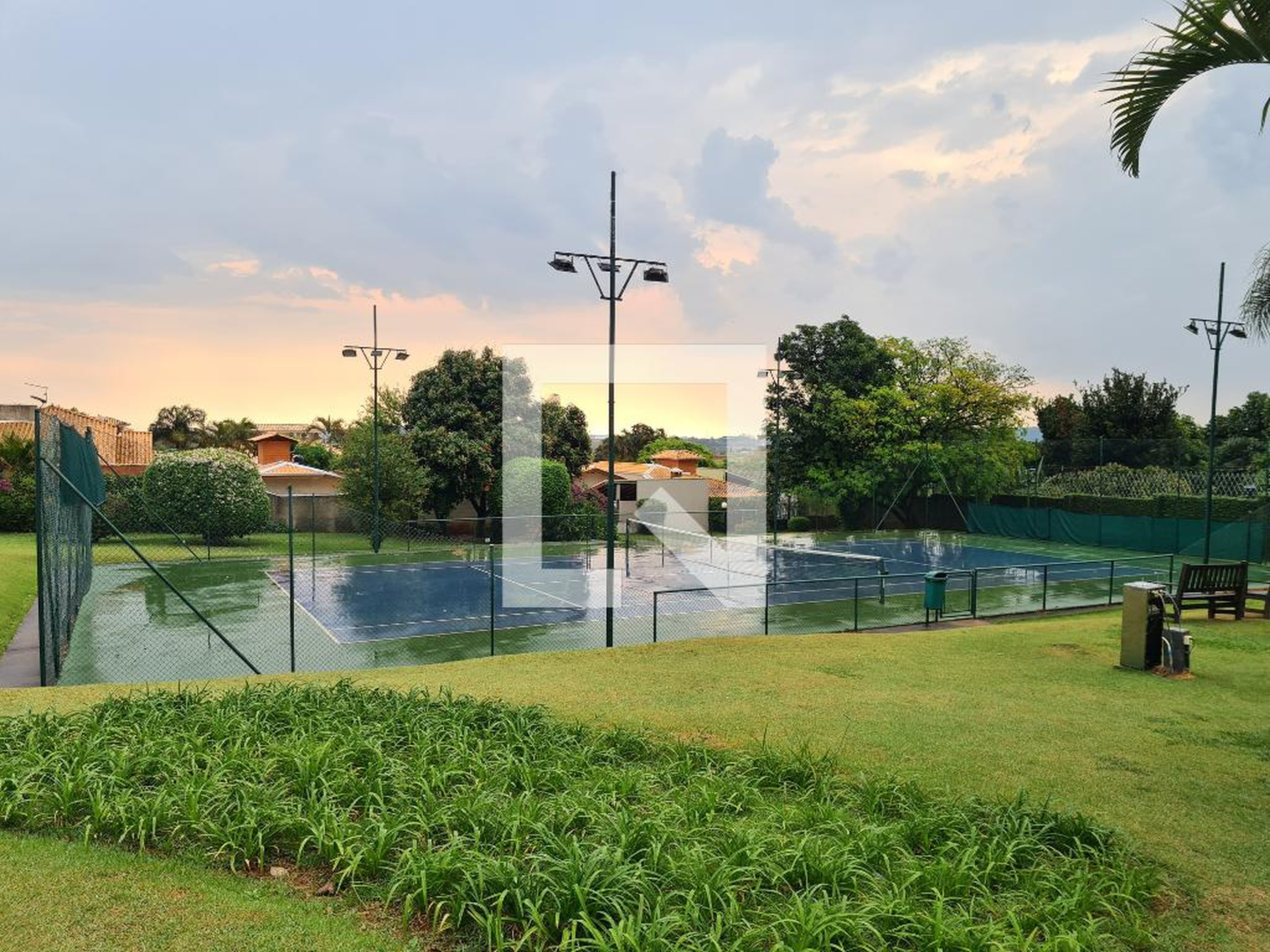 Quadra de tenis - Chácara das Palmeiras Imperiais