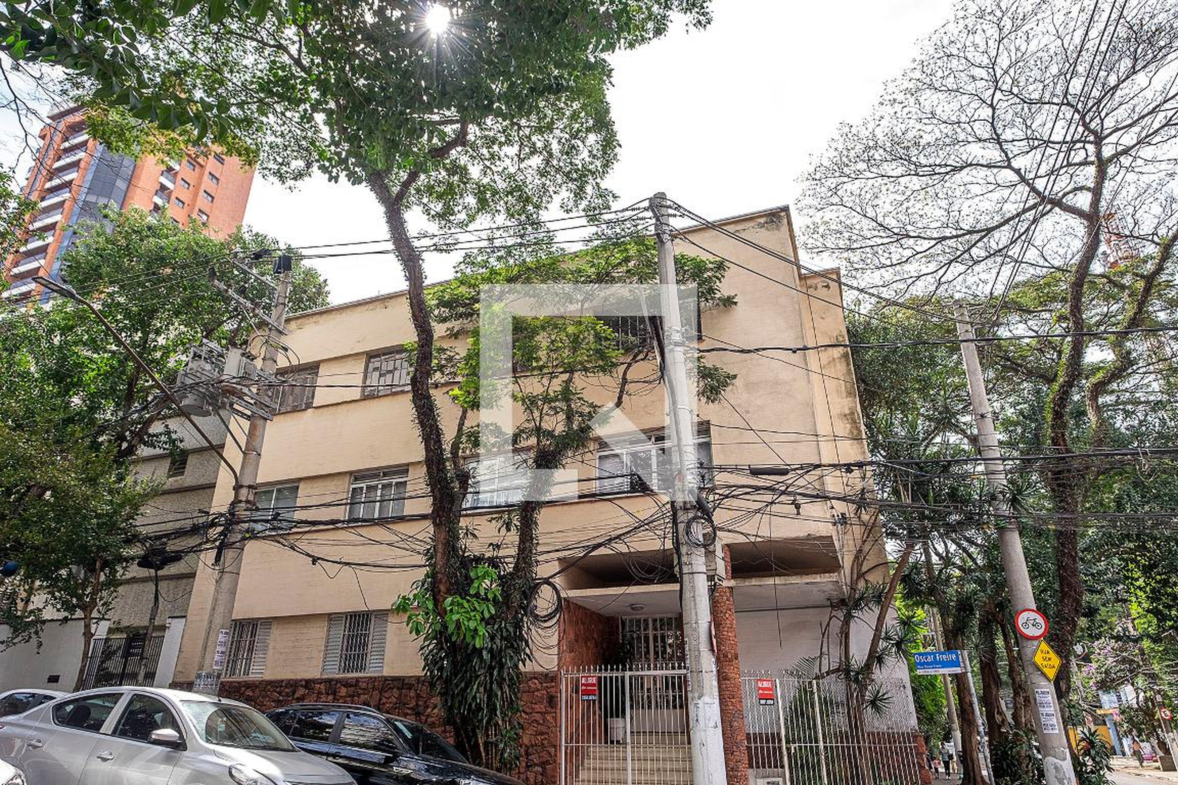 Fachada Condomínio em Rua Oscar Freire, 1660