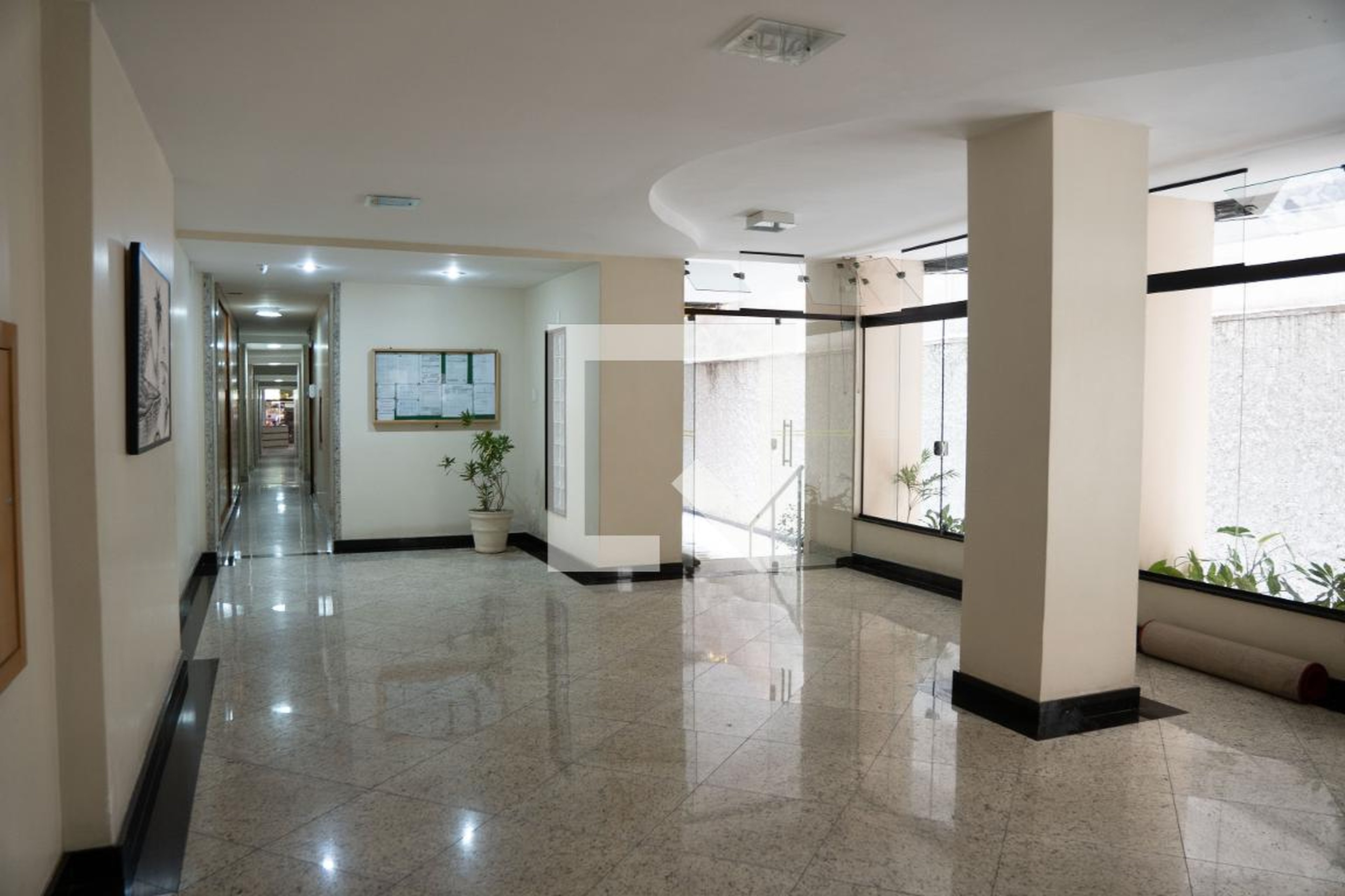 Hall social - Edifício Praia de Botafogo