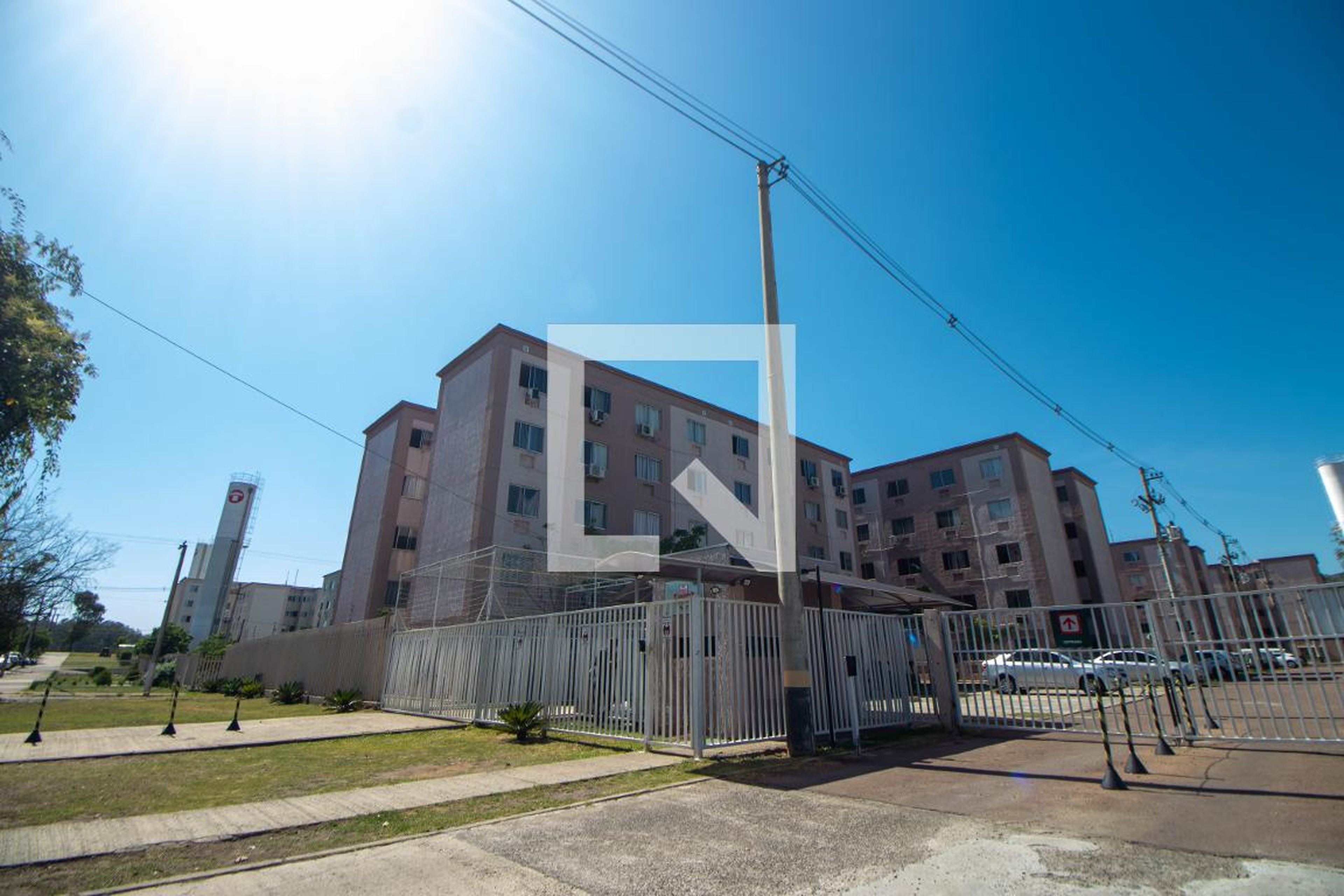 Fachada do Condomínio Residencial Querência Gaúcha
