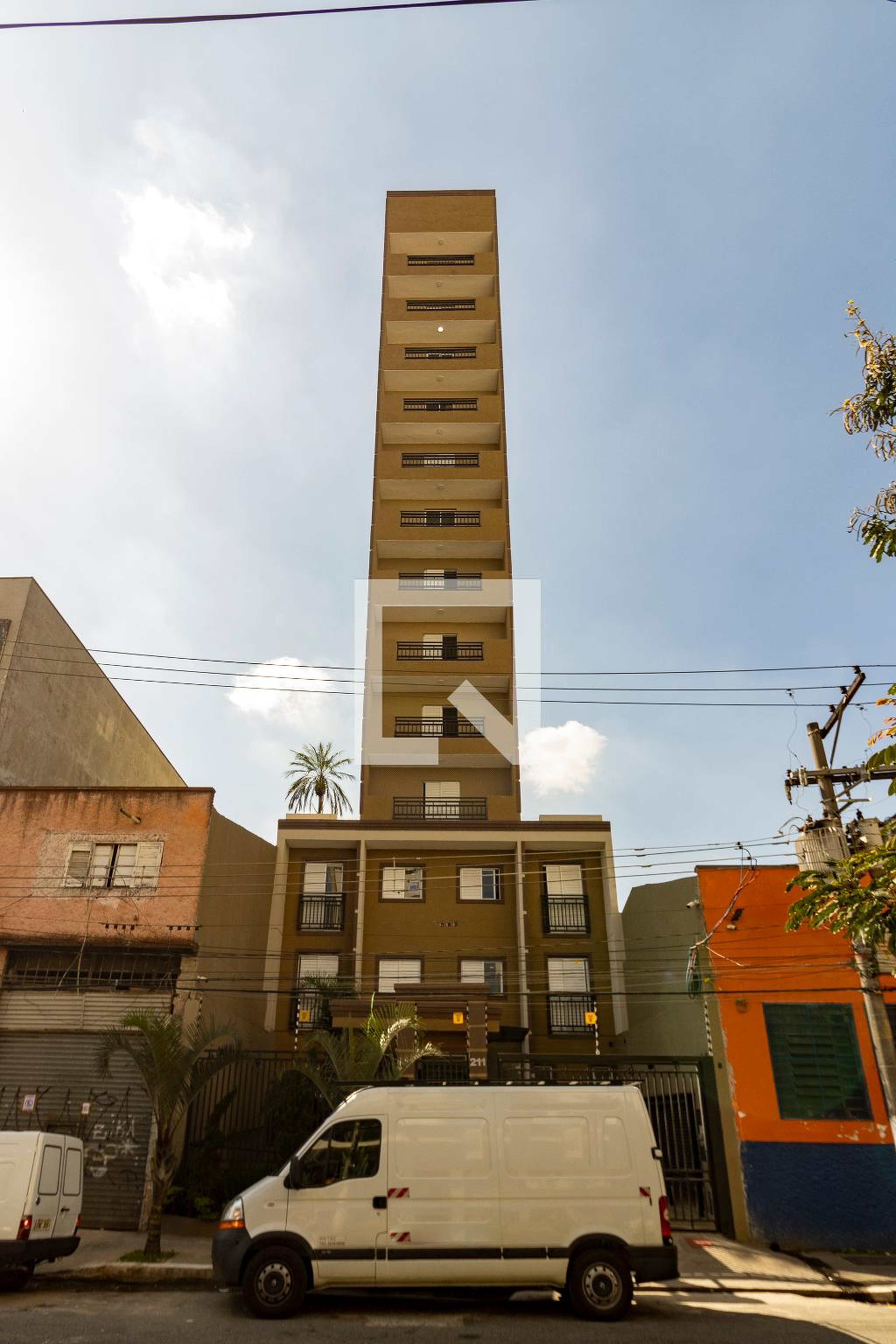 Fachada do Prédio Residencial Bras