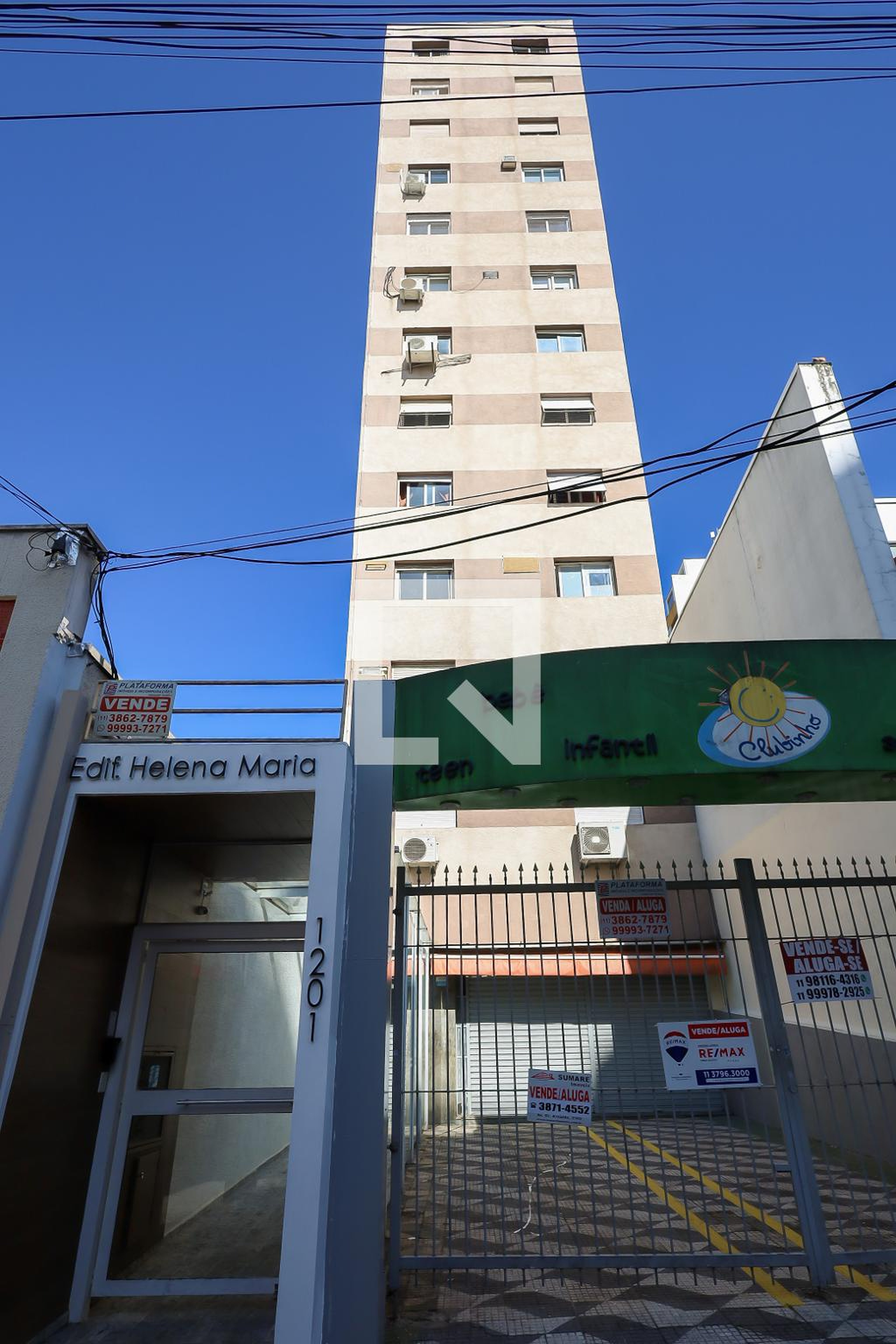 Fachada do Prédio Condomínio Professor Alfonso Bovero