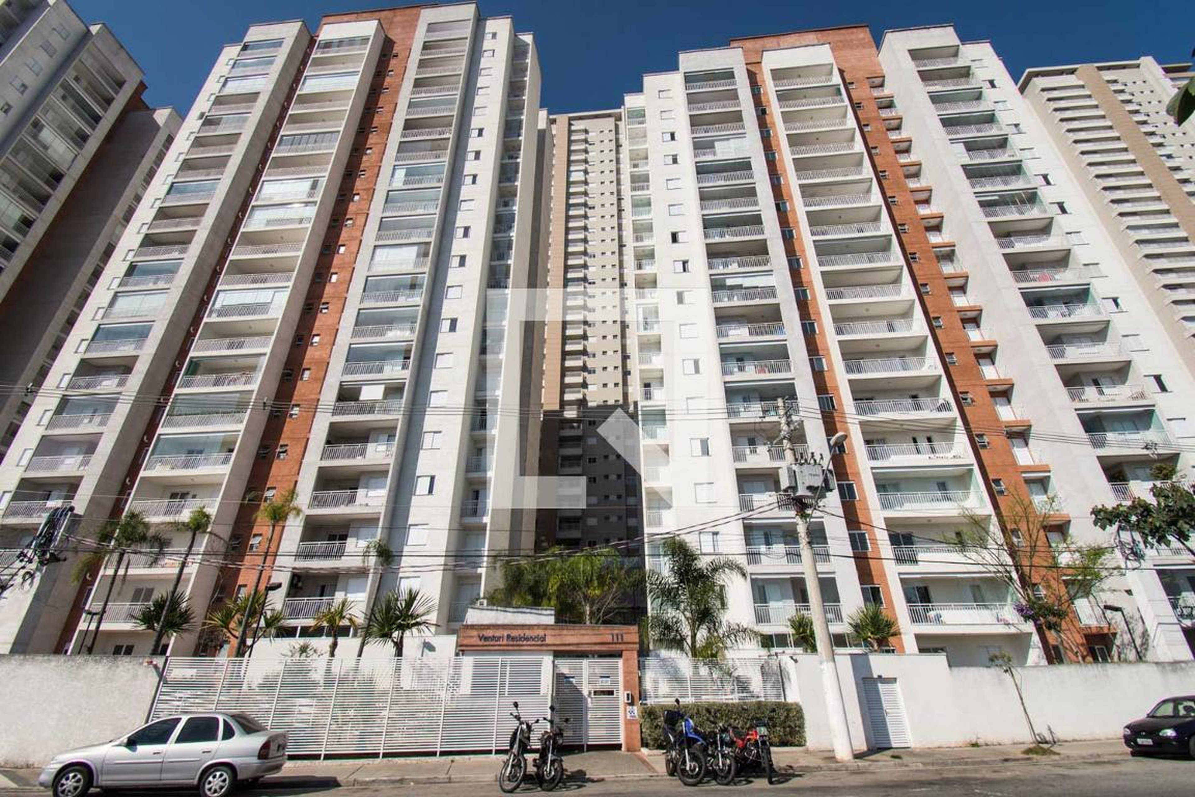Fachada do Condomínio Residencial Venturi