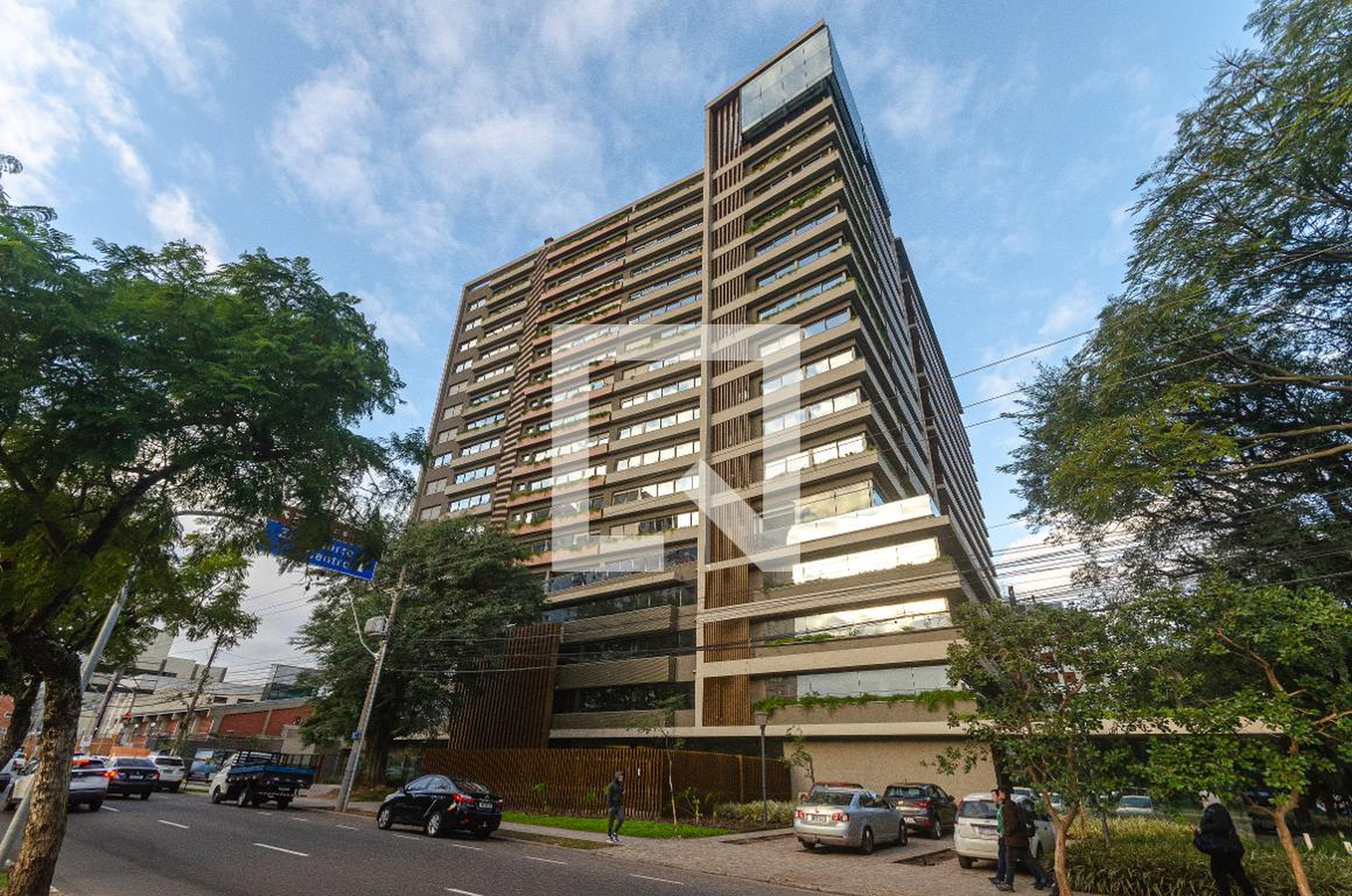 Fachada do Prédio Condomínio Atmosfera Air  Cyrela Goldsztein