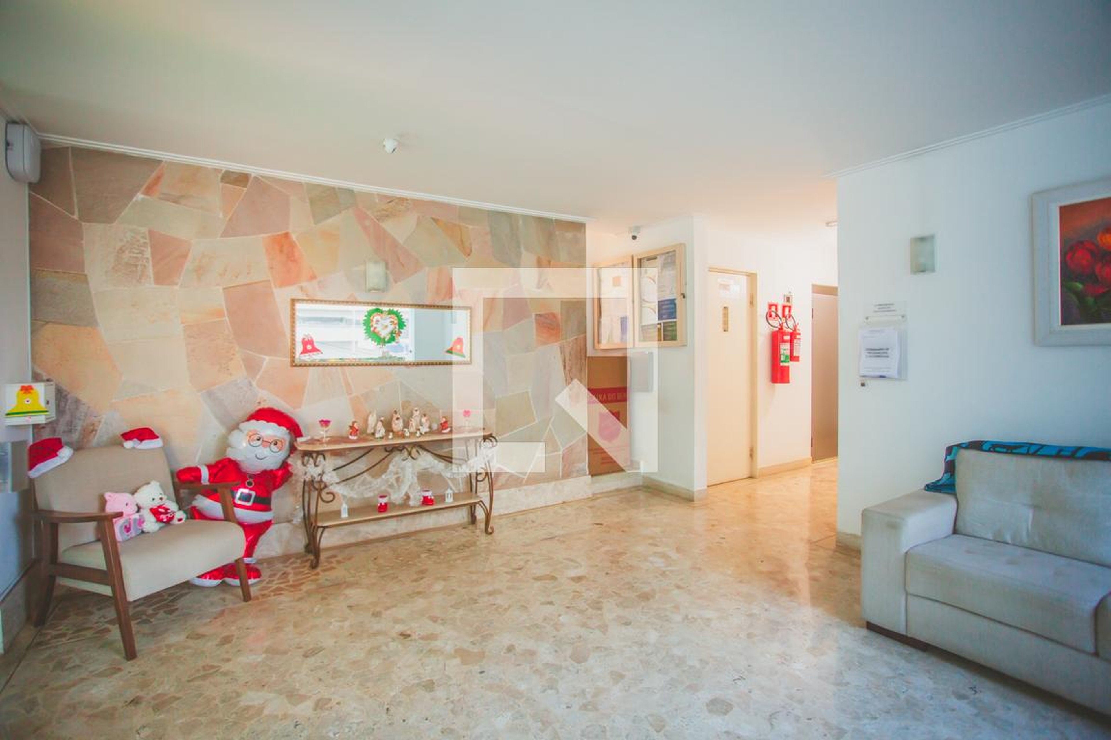 Hall social - Edifício Santa Bárbara