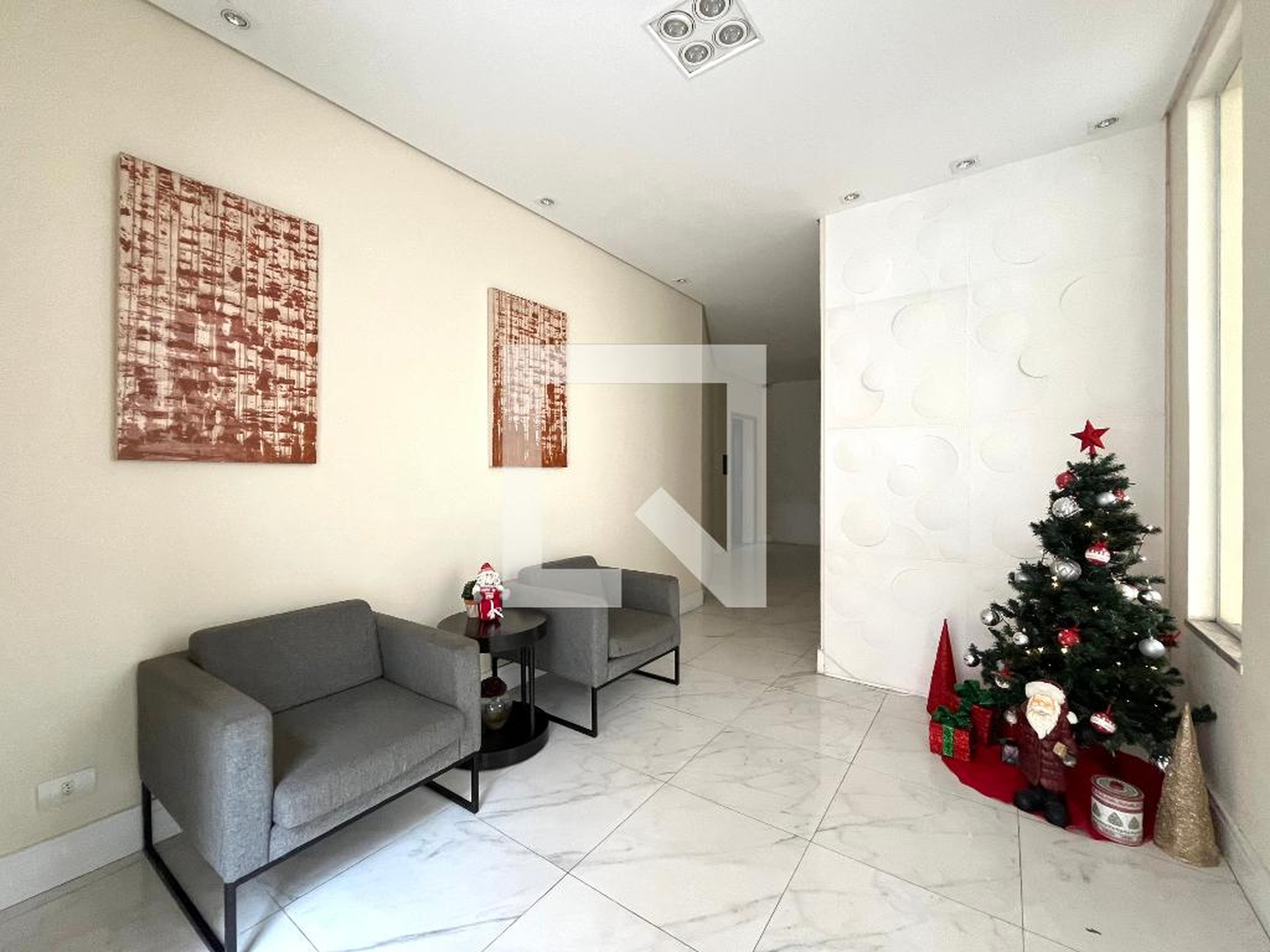 Hall de entrada - Residencial Praia de Guaecá
