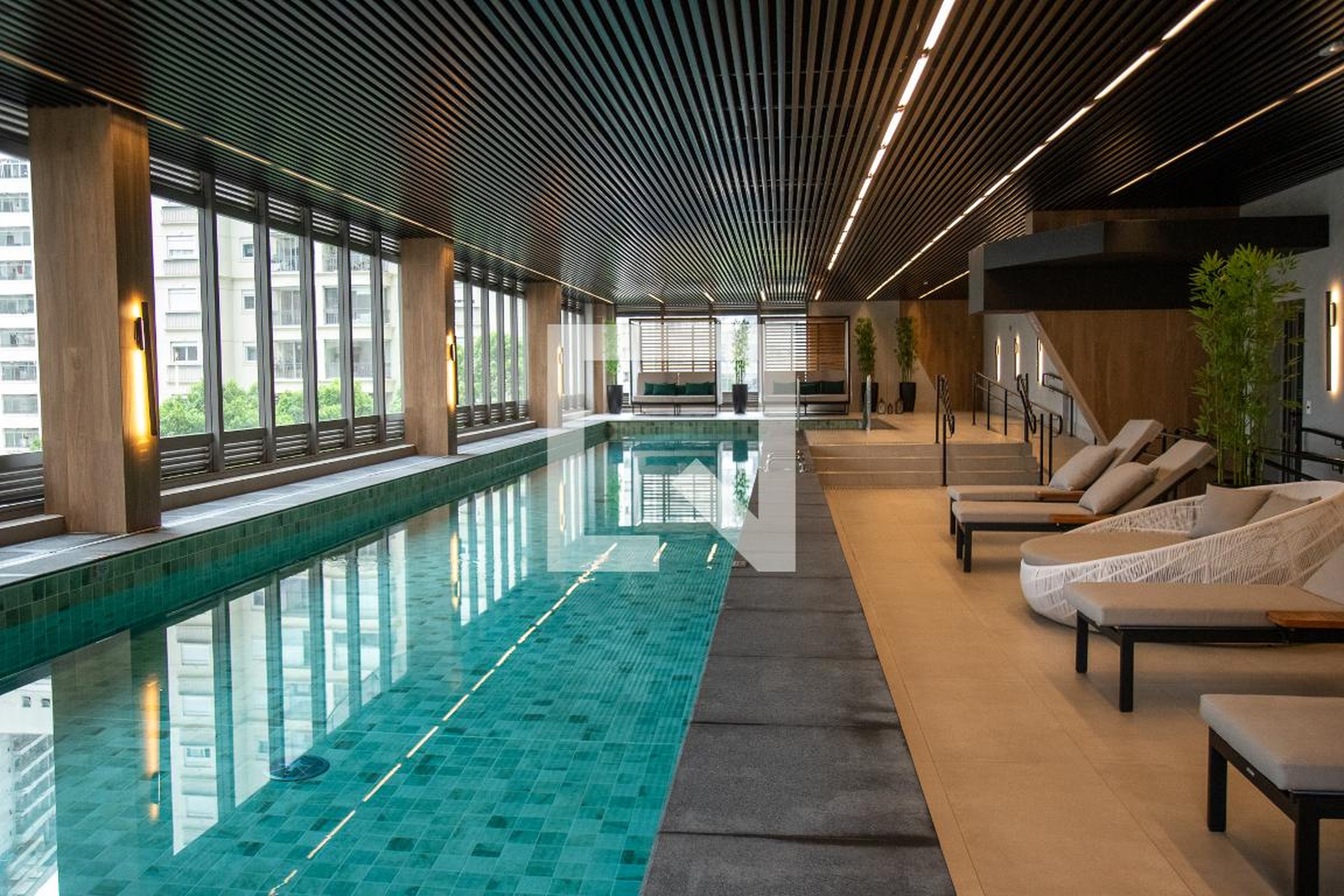 Piscina Coberta - Air Brooklin Residence