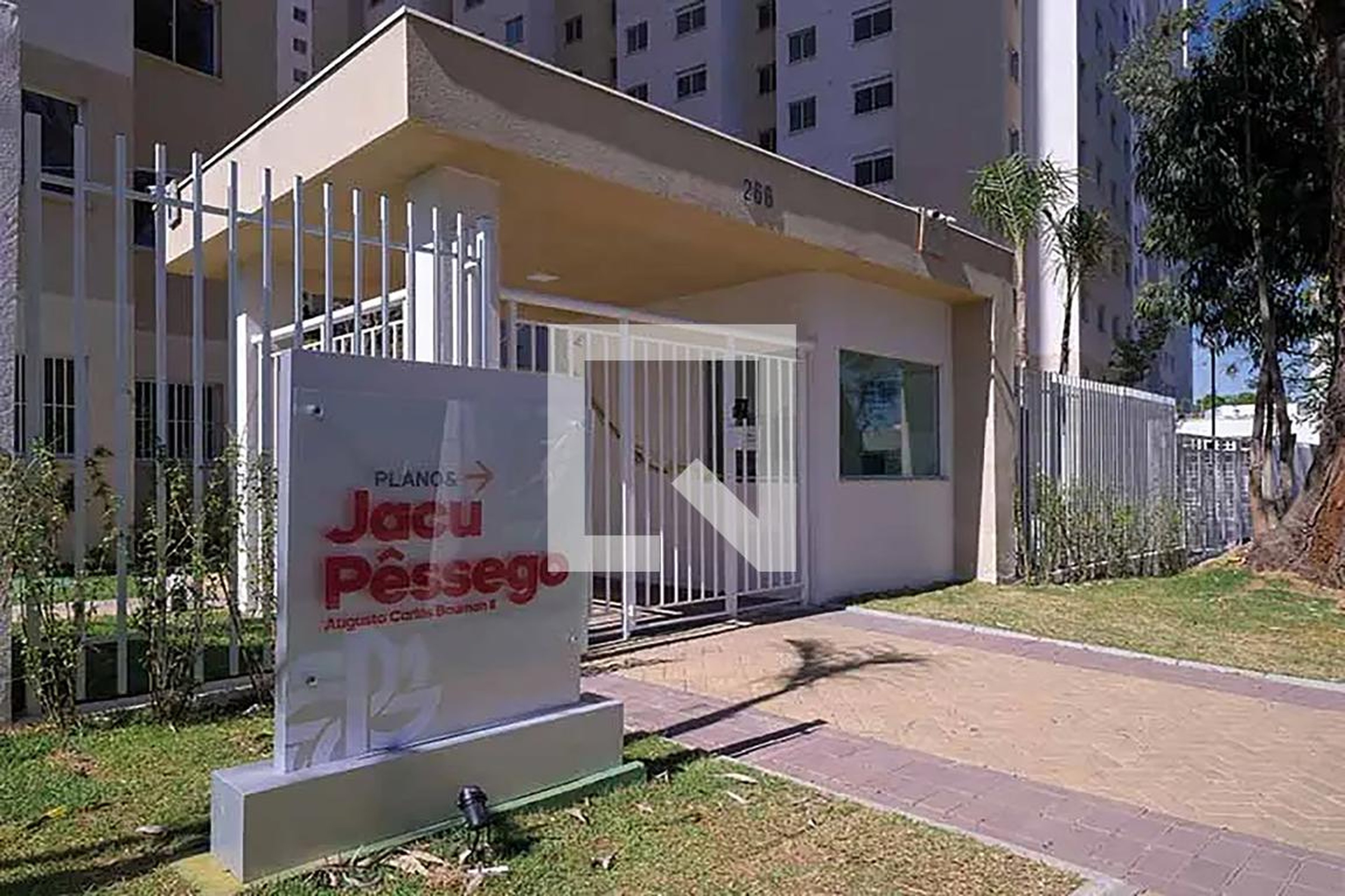 Fachada Condomínio Plano e jacu pêssego