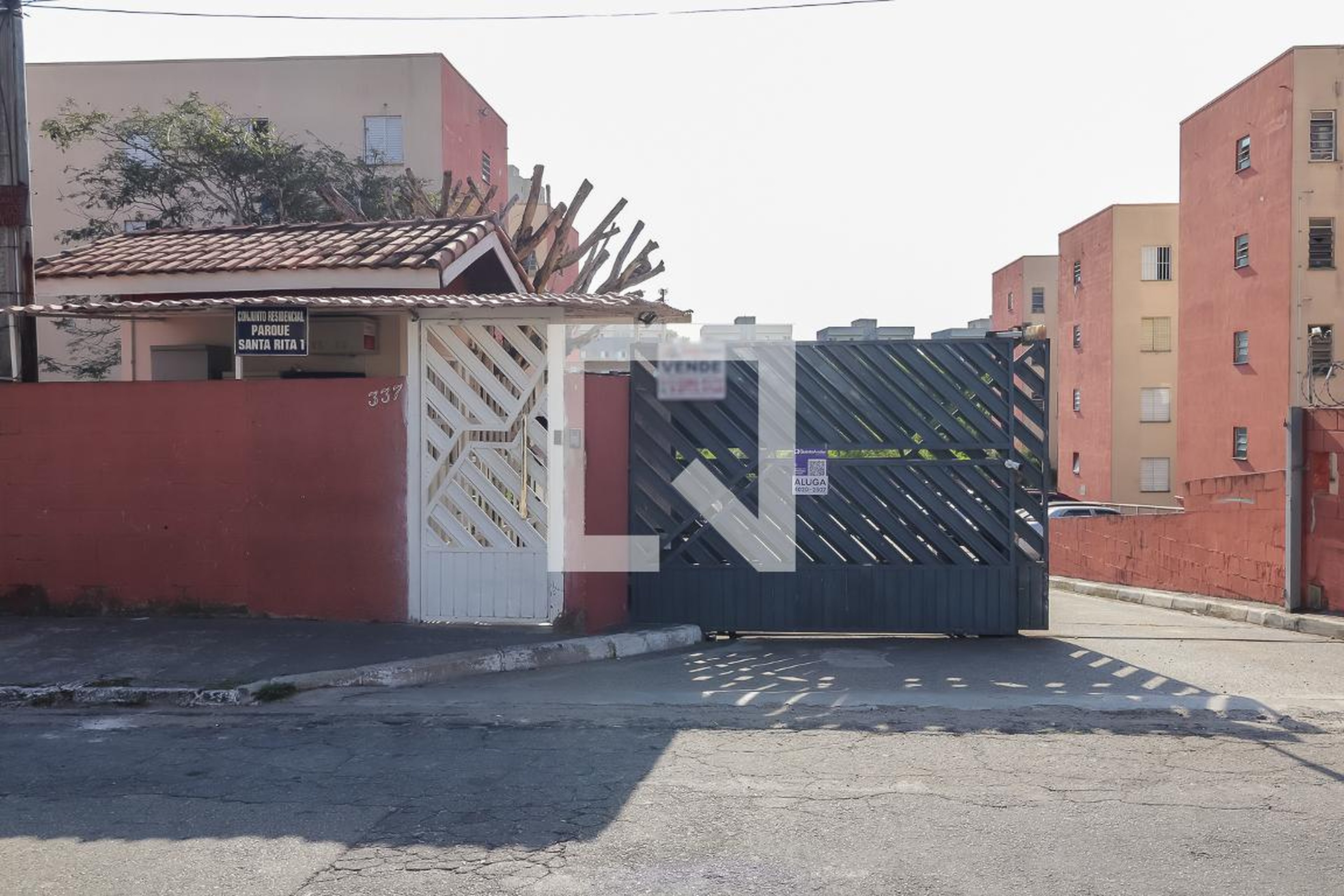 Fachada Condomínio Conjunto Residencial Parque Santa Rita 1