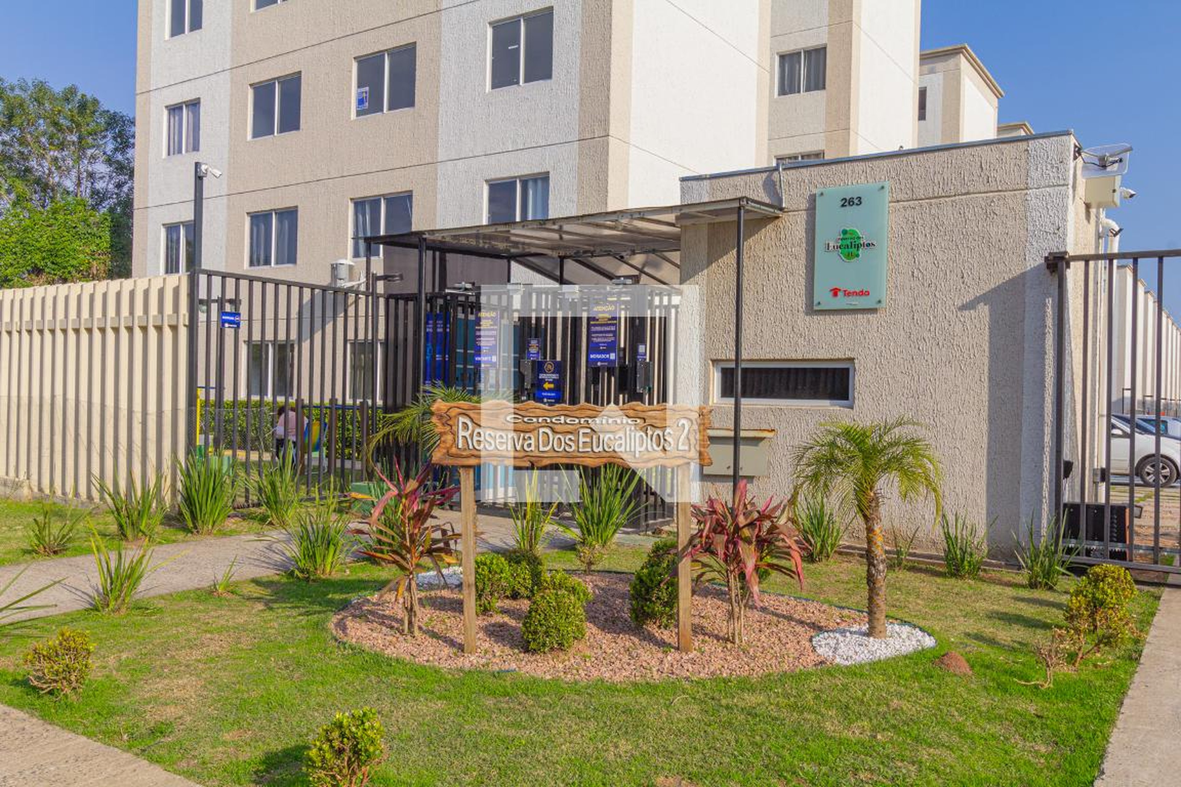 Fachada do Condomínio Condomínio Reserva dos Eucaliptos II