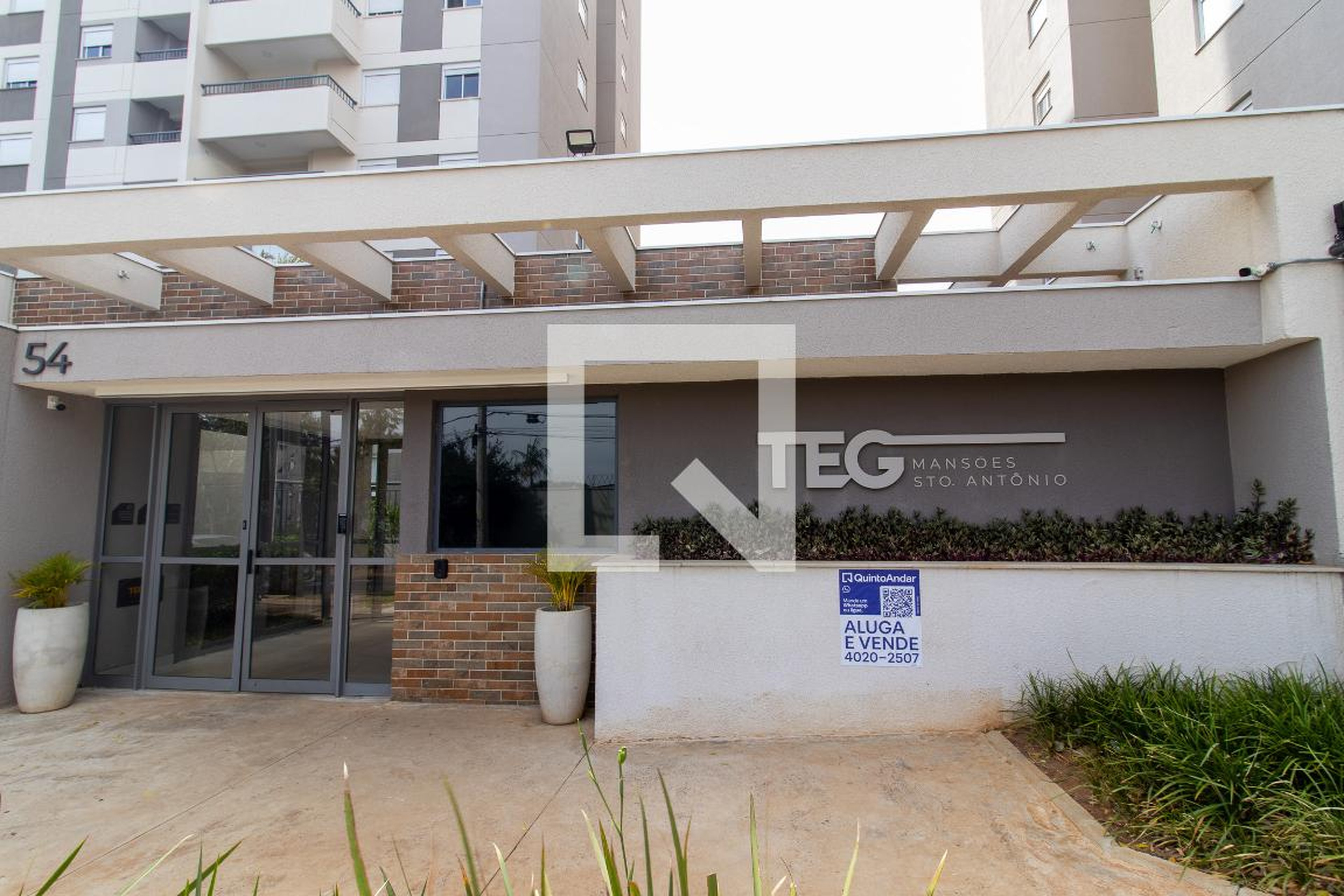 Fachada Condomínio Teg Mansões
