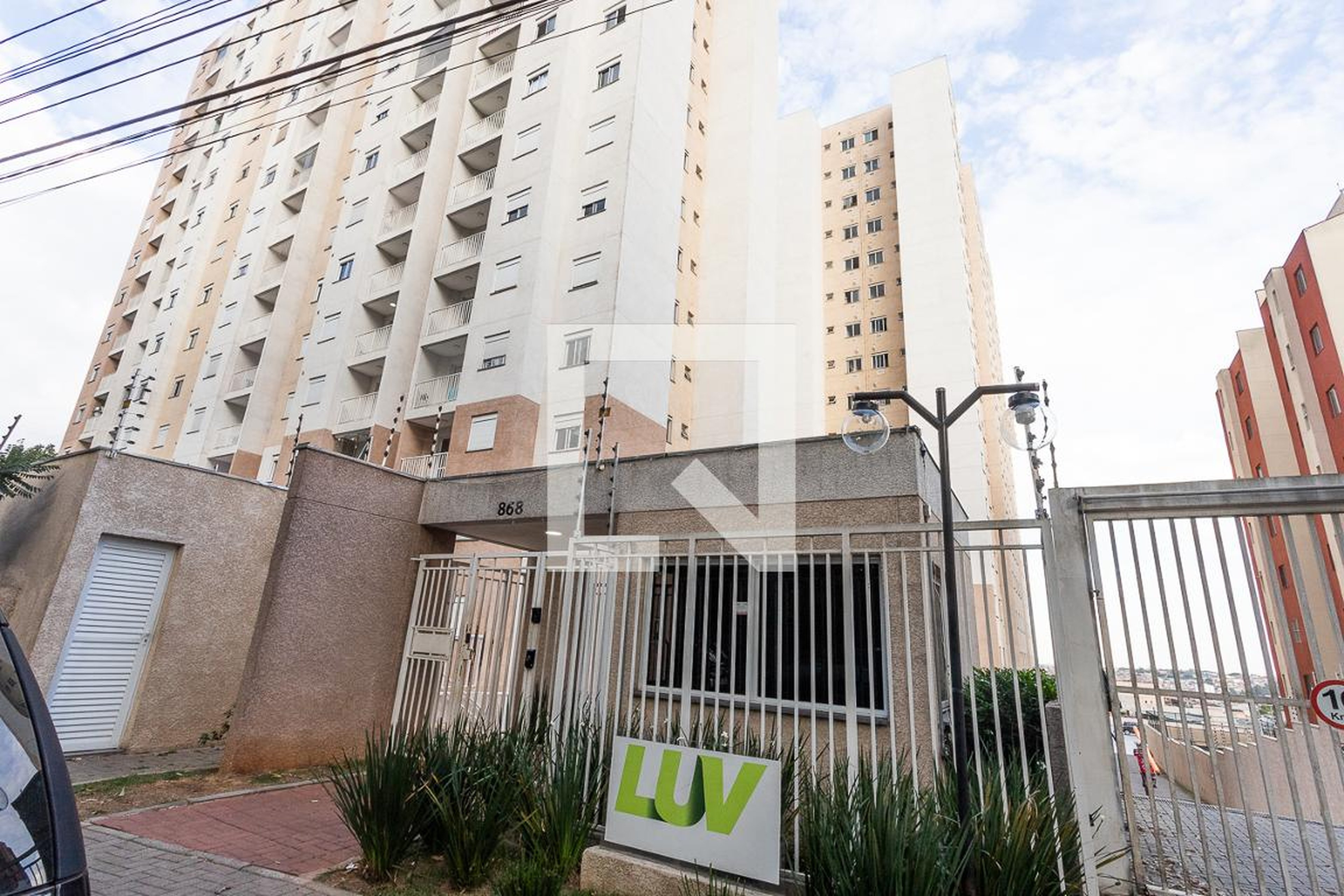 Fachada do condomínio Residencial LUV