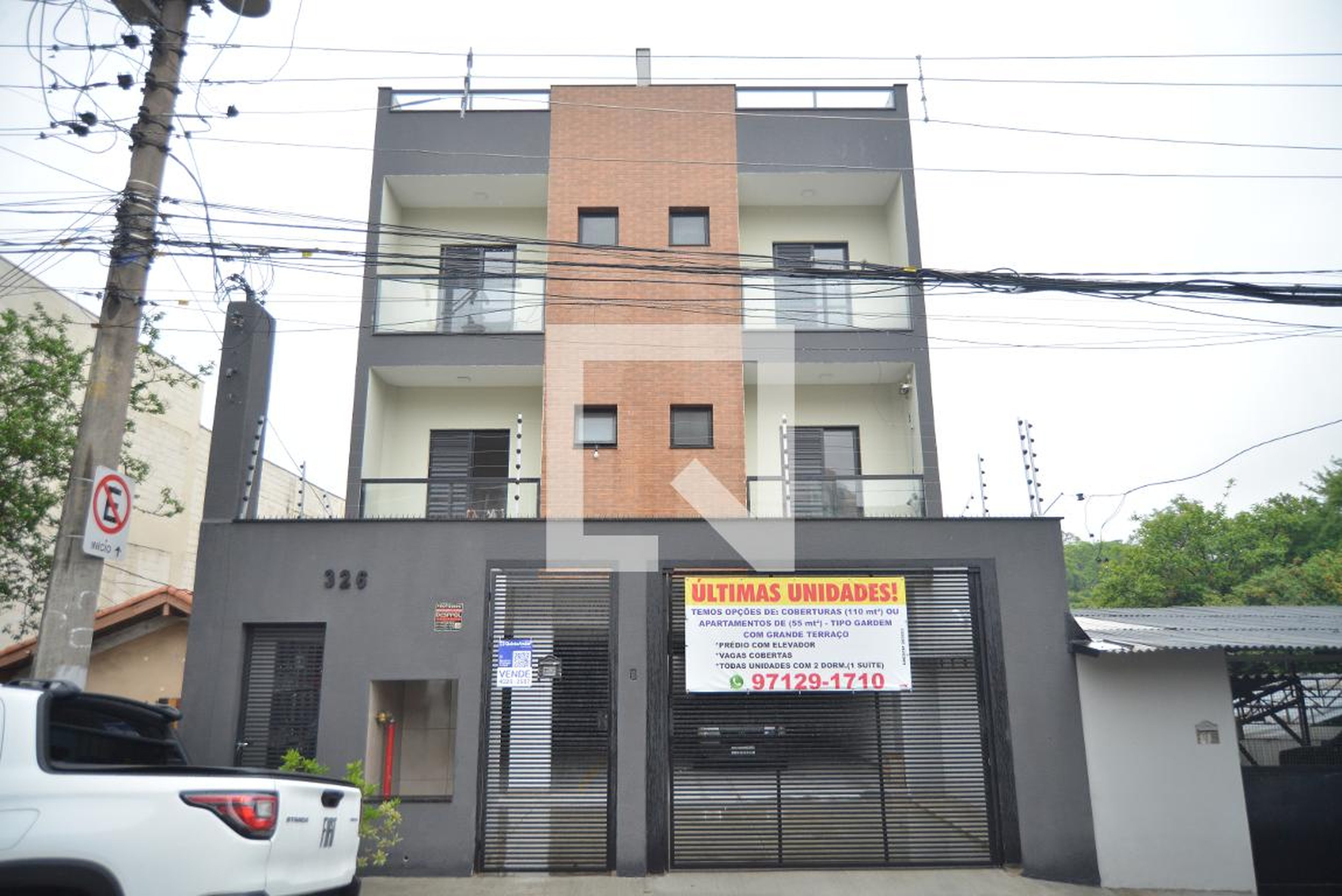 Fachada Condomínio em Rua Corumbá, 326