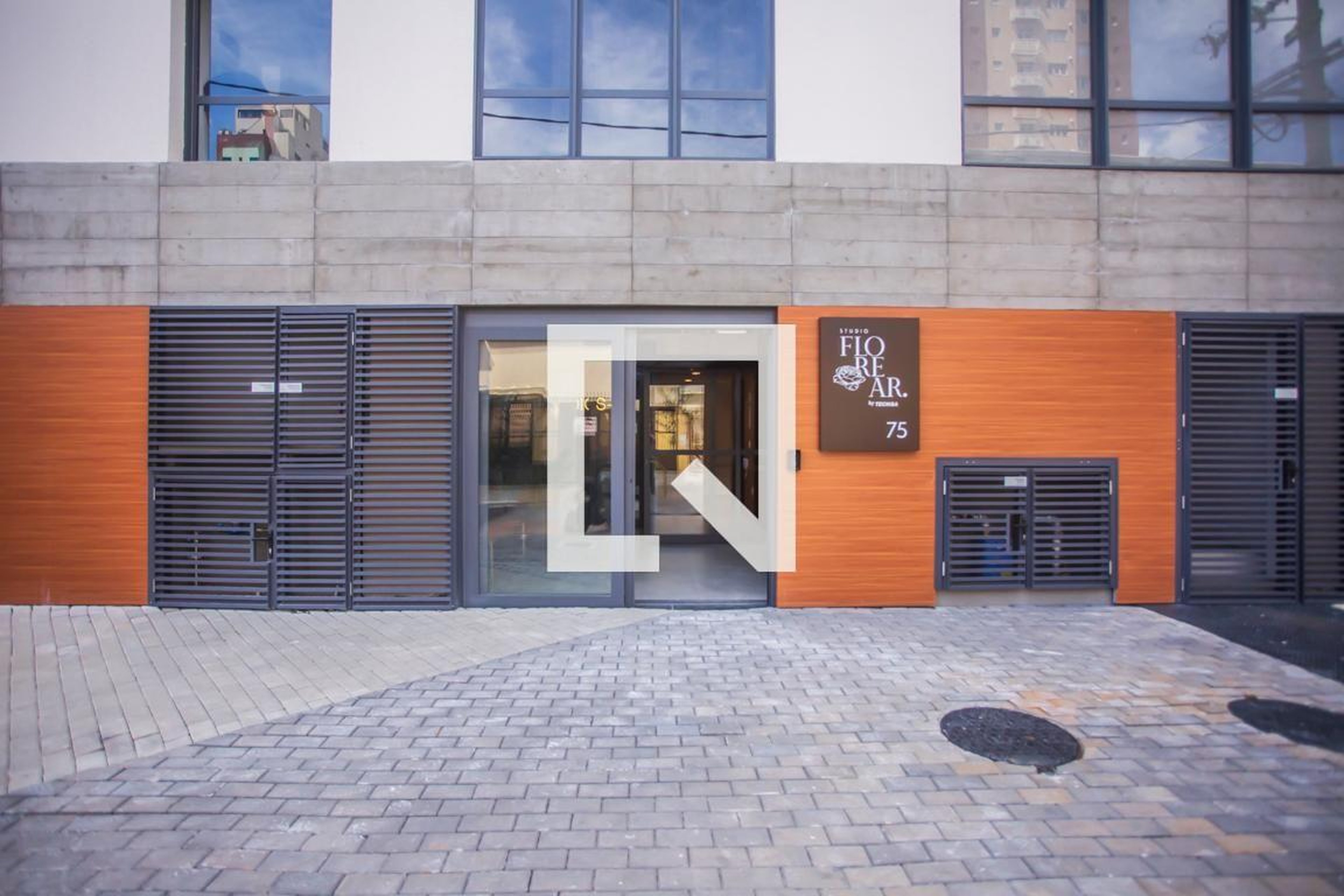 Fachada Condomínio Florear  Stand de Vendas de