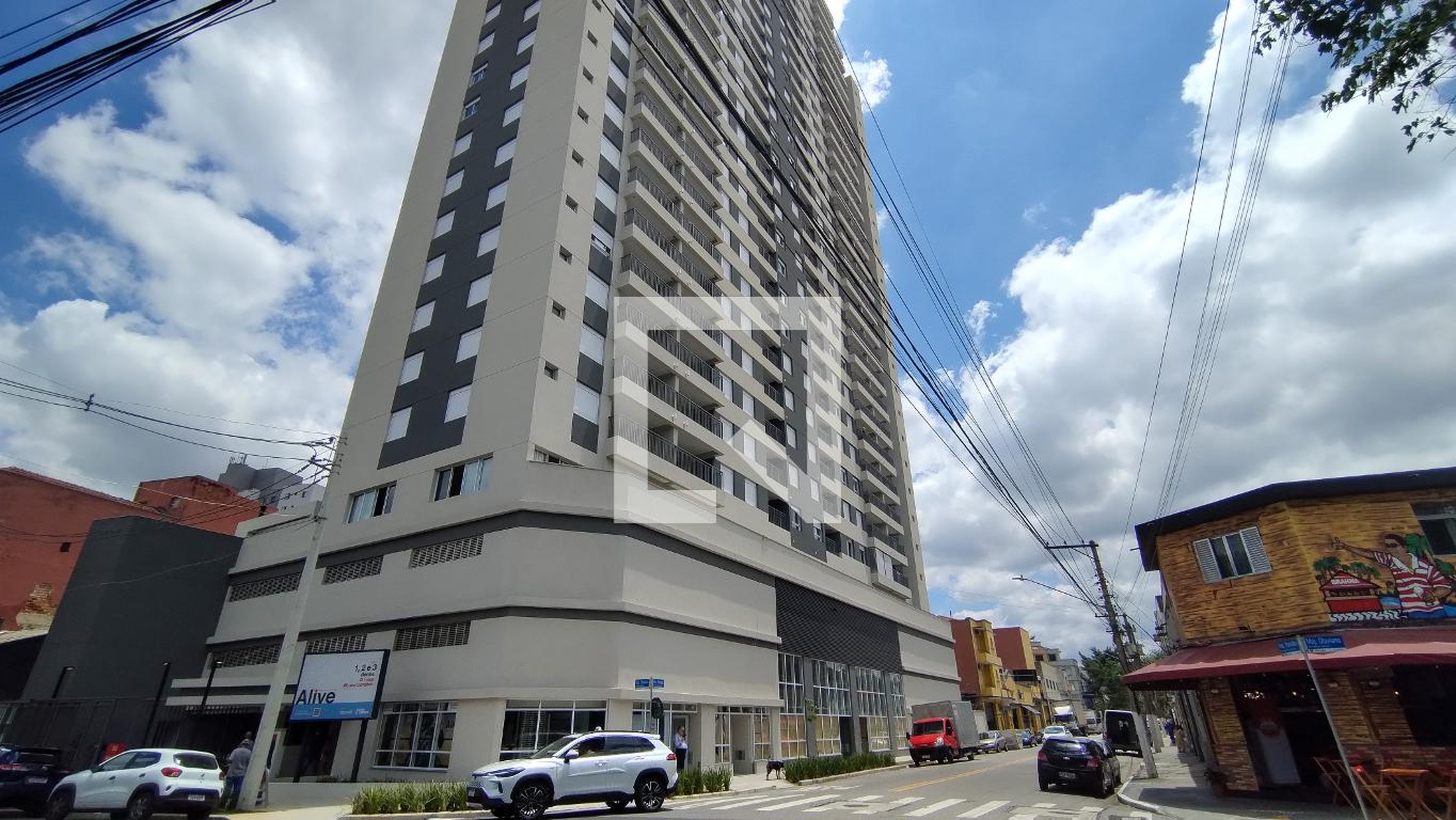 Fachada Condomínio em Rua Major Otaviano, 163