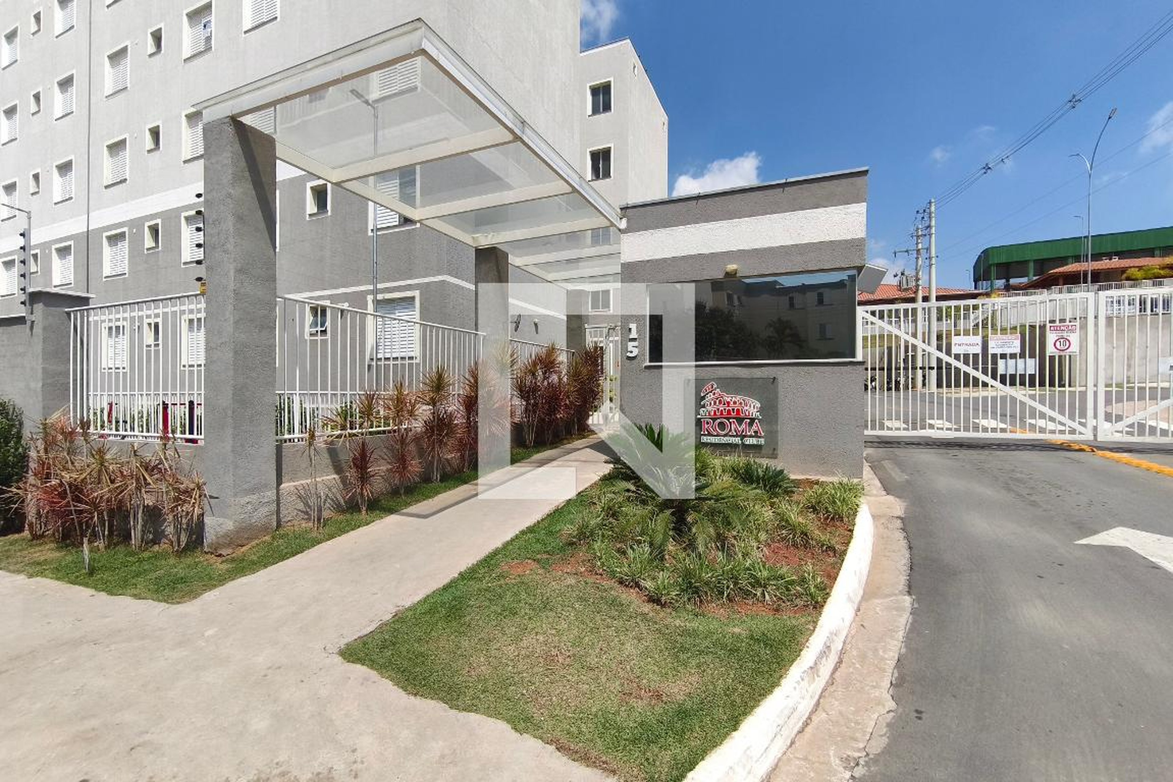 Fachada do Condomínio Condomínio Roma Residencial Clube