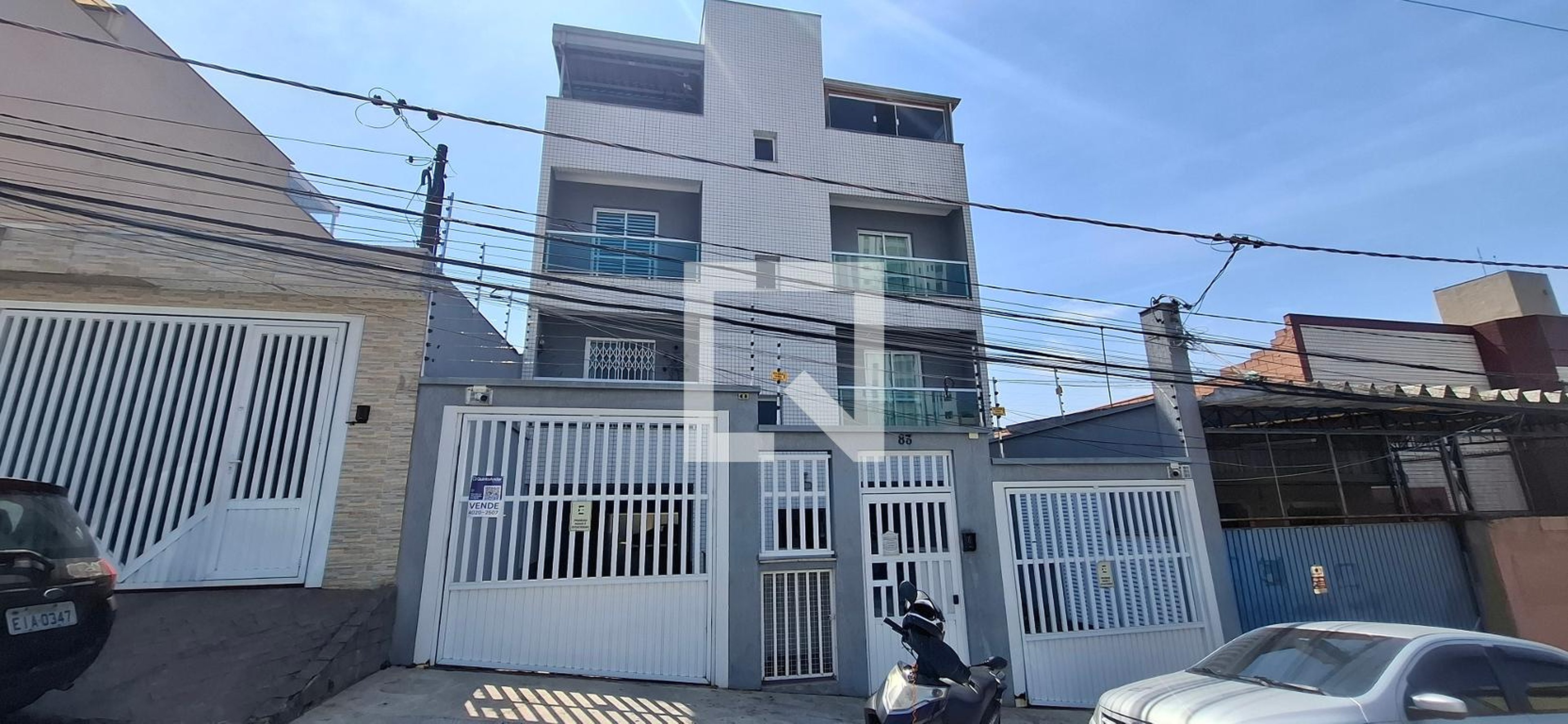 Fachada Condomínio em Rua Antônio Lôbo, 83