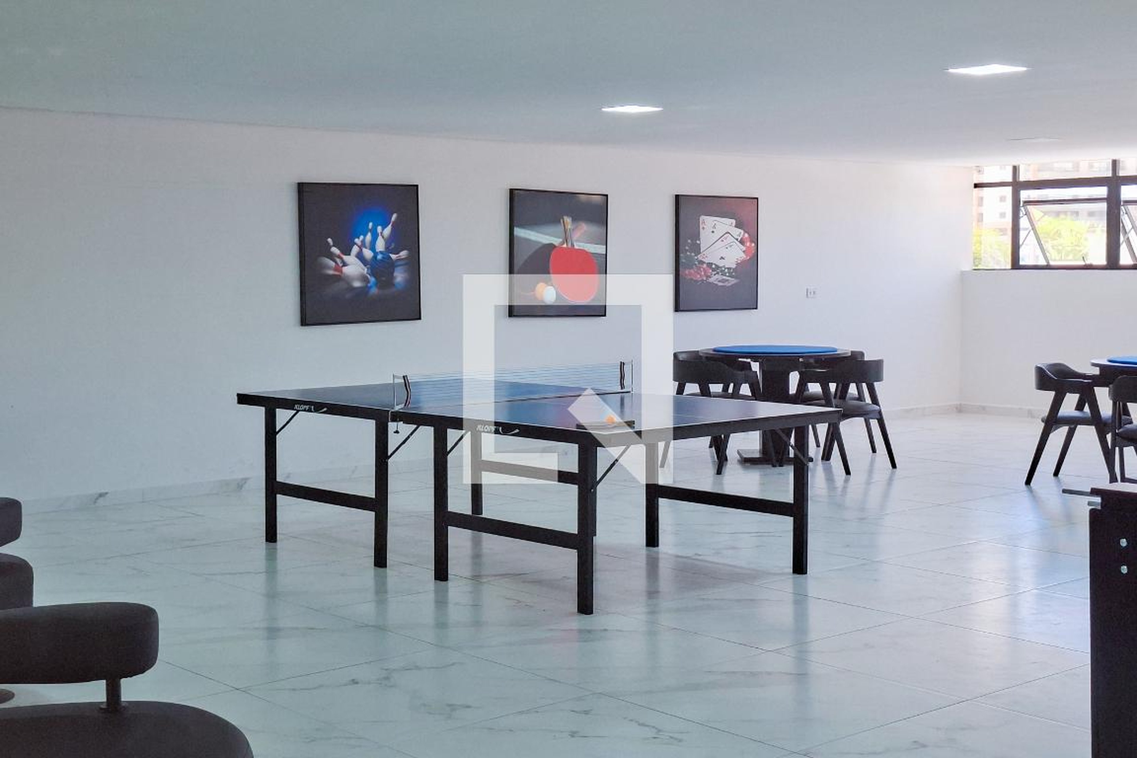 Salão de jogos - Residencial Frédéric François Chopin  Credlar Construtora