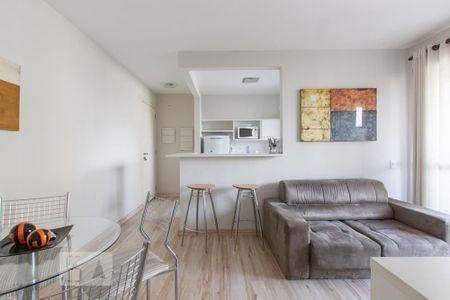 Sala de apartamento para alugar com 1 quarto, 50m² em Itaim Bibi, São Paulo