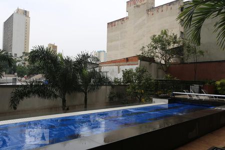 Studio à venda com 40m², 1 quarto e 1 vagaPiscina