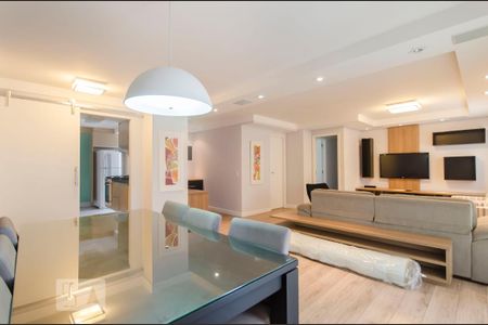 Sala de apartamento para alugar com 3 quartos, 132m² em Várzea da Barra Funda, São Paulo