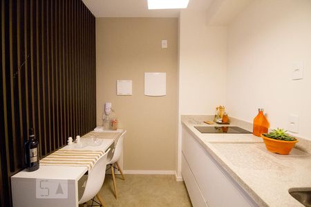 Cozinha de kitnet/studio para alugar com 1 quarto, 32m² em Brooklin Paulista, São Paulo