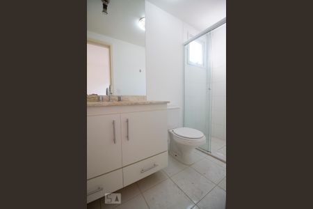 Banheiro suite 1 de apartamento para alugar com 2 quartos, 57m² em Vila Olímpia, São Paulo