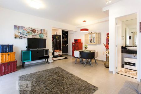 Sala de apartamento para alugar com 1 quarto, 55m² em Bela Vista, São Paulo