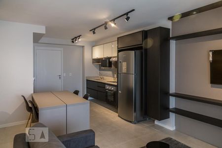 Sala/Quarto de kitnet/studio para alugar com 1 quarto, 48m² em Brooklin Paulista, São Paulo