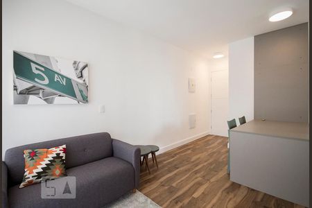 Sala de apartamento para alugar com 1 quarto, 41m² em Cidade Monções, São Paulo
