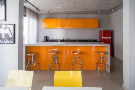 Studio à venda com 32m², 1 quarto e 1 vagaSalnao de festas/gourmet