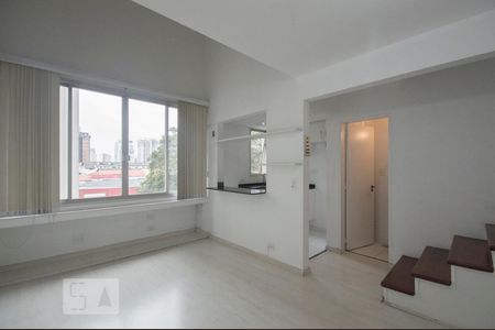 Sala/Acesso de apartamento para alugar com 1 quarto, 55m² em Brooklin Paulista, São Paulo
