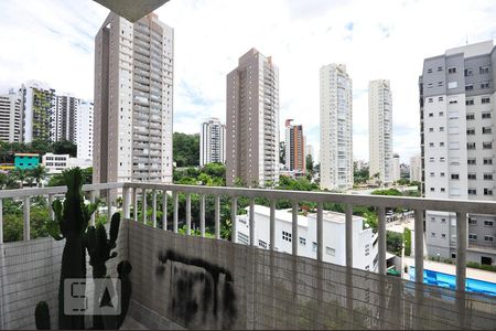 varanda de apartamento para alugar com 2 quartos, 55m² em Vila Andrade, São Paulo