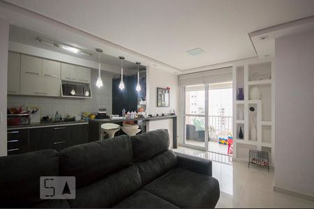 Sala de apartamento à venda com 2 quartos, 67m² em Vila Firmiano Pinto, São Paulo