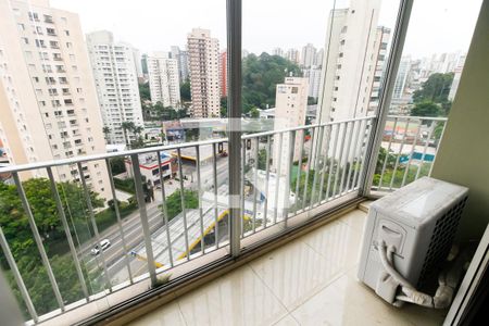 Varanda da Sala de apartamento para alugar com 3 quartos, 150m² em Vila Andrade, São Paulo