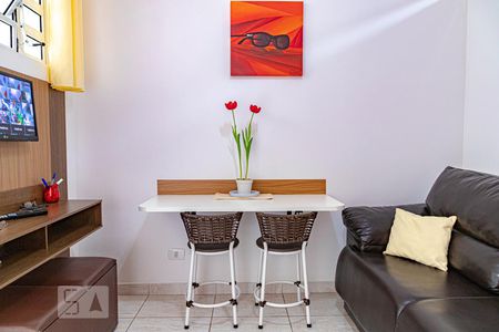 Sala de apartamento à venda com 1 quarto, 40m² em Vila Buarque, São Paulo