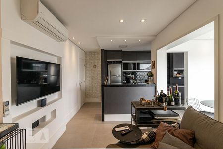 Sala de apartamento para alugar com 1 quarto, 45m² em Vila Olímpia, São Paulo