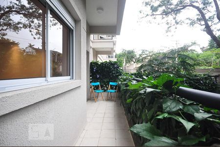 varanda de apartamento à venda com 1 quarto, 60m² em Jardim Leonor, São Paulo
