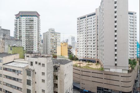 Vista da Sala/Quarto de kitnet/studio à venda com 1 quarto, 35m² em Centro, São Paulo