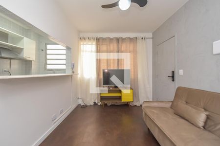 Sala de apartamento à venda com 1 quarto, 40m² em Bela Vista, São Paulo