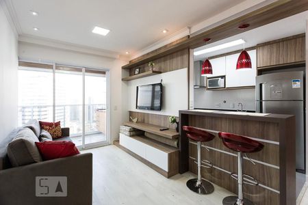 Sala de apartamento para alugar com 1 quarto, 50m² em Vila Gertrudes, São Paulo