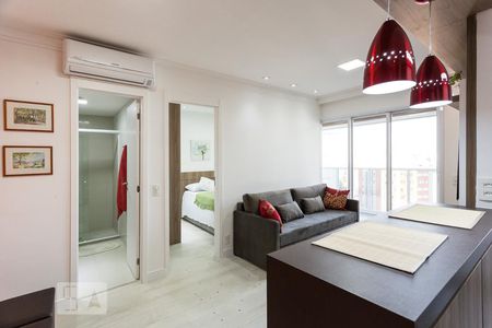 Sala de apartamento para alugar com 1 quarto, 50m² em Vila Gertrudes, São Paulo