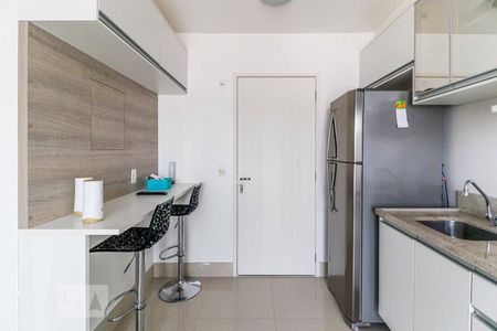Cozinha de kitnet/studio para alugar com 1 quarto, 34m² em Santo Amaro, São Paulo