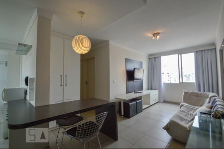 Sala de apartamento para alugar com 1 quarto, 60m² em Santa Cecília, São Paulo