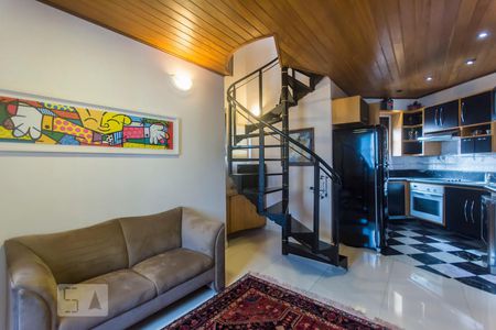 Sala TV de apartamento para alugar com 1 quarto, 75m² em Brooklin Paulista, São Paulo