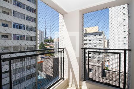 Varanda da Suíte de apartamento à venda com 1 quarto, 42m² em Vila Pompéia, São Paulo